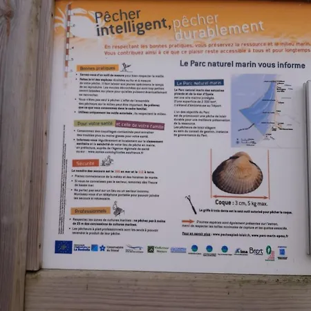 L Ilot De La Baie, Super 4p Face A La Mer, Parking Gratuit, Wifi, Classe 2 Etoiles A Mahon Plage, Baie De Somme 公寓 福尔马翁普拉日